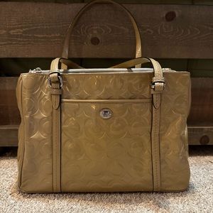Patent Coach Handbag